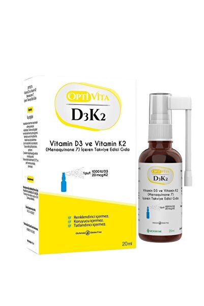 Optivita Vitamin D3k2 Sprey 20 ml