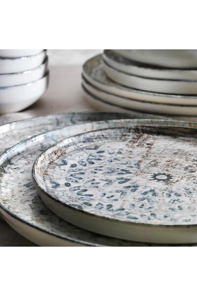 COOKCASE Vita Yemek Takımı 2 Parça TATLI TABAĞI -yeşil