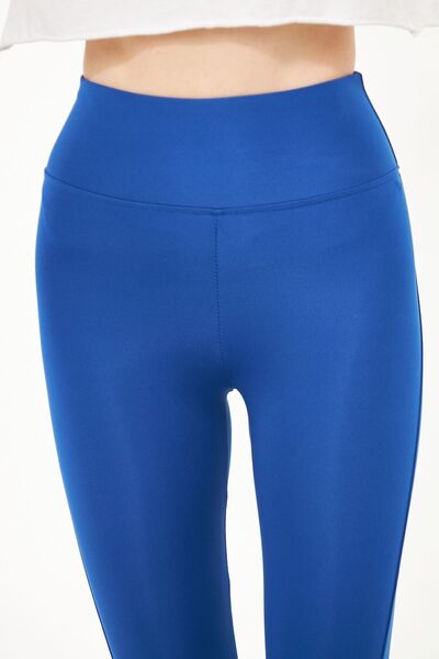 EMFURE Saks Kadın Spor Tayt Sıkılaştırıcı Toparlayıcı Yüksek Bel Tam Boy Spor Tayt Leggings Fitness