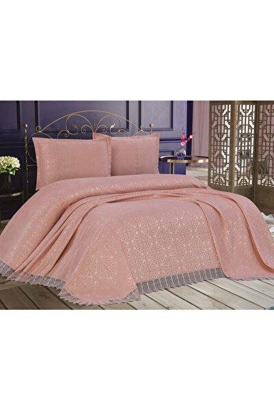 Cotton House Samanta Pudra Yatak Örtüsü Çift Kişilik