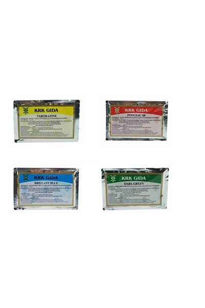 Krk Gıda Yellow Green Blue - 4 X 9 Gr Dye Red