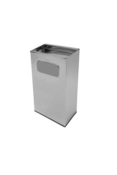 Arı Metal 1218 Kare Küllüklü Paslanmaz Çöp Kovası 54 Lt
