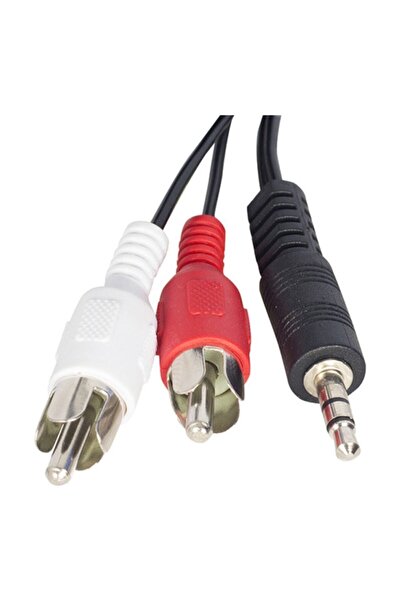 Genel Markalar 2 Rca Erkek + 3.5 Mm Stereo Erkek 1.5 Metre Elektromer