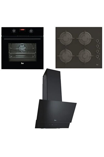 Teka Hak 627 N - Pac 60 4g Aı Al Cı - Tvt 60 Siyah Cam Ankastre Set