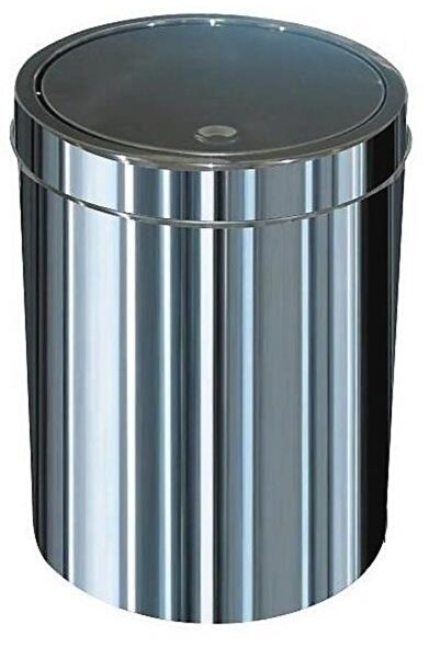 Bahat Coș de gunoi rotativ din inox Touch Touch 3 litri