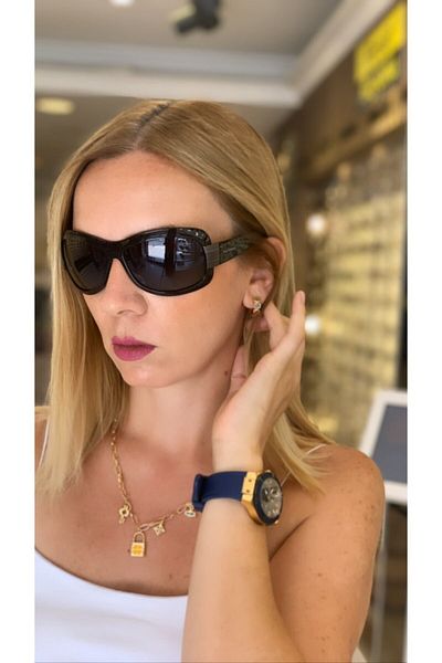 Polo Exchange Smoked Oval Polarized Women's Sunglasses