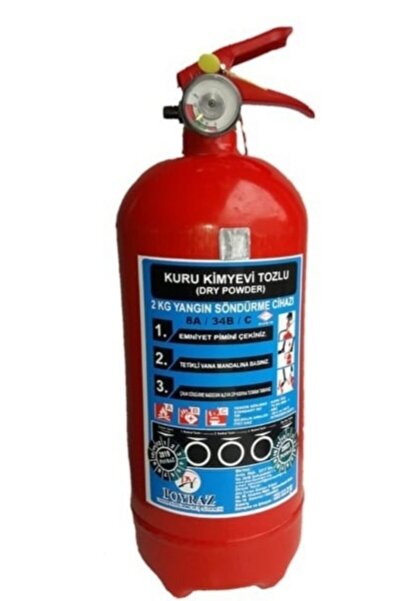 POYRAZ 2kg Yangıntupü Sondurucu 2025 2029 Tarihli 4 Yil Garantili