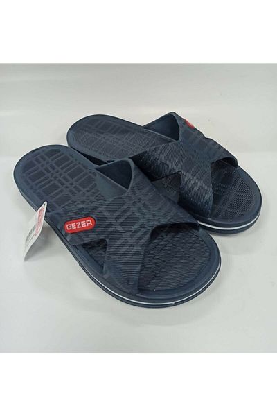 GEZER Ανδρικές παντόφλες Wet Floor Navy Blue