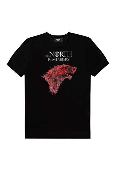 GALASHOP Game Of Thrones The North Remembers Men's Black T-Shirt2