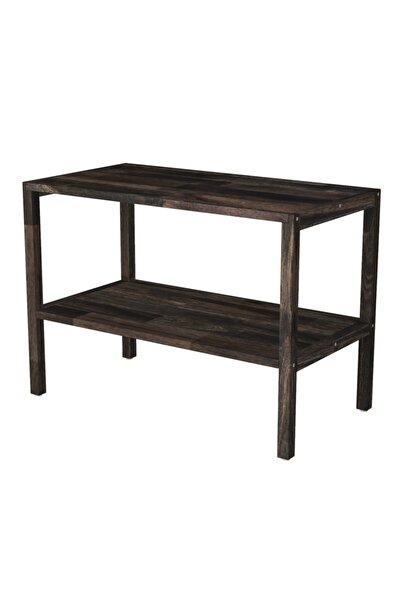 INTERBUILD REAL WOOD Interbuild Masif Akasya Ağaç,holger 2 Katlı Çok Amaçlı R...