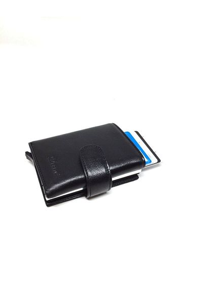 DERKON Mechanical Wallet Original Genuine Leather