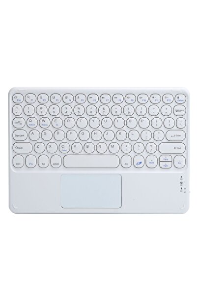 TECHNOM Tüm Cihazlara Uyumlu Touchpad Akıllı Dokunmatik Ekranlı Kablosuz Bluetooth Klavye (ios-android-win)