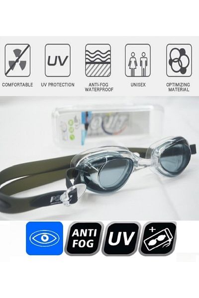 Povit Children's Swimming Sea Goggles Anti Fog Anti-Fogging UV Protection Vacuum Waterproof