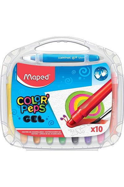Maped Color Peps Gel Crayon 10 Colors3154148363101