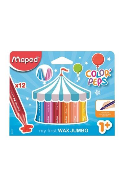 Maped Color Peps Jumbo Mum Boya 12 Renk 3154148613114