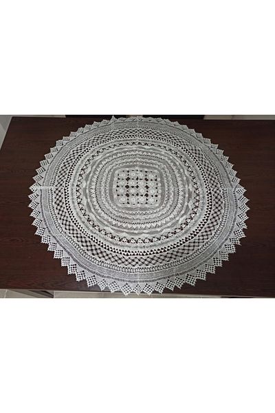 Anchor 100 cm Sectional Round Tablecloth - Anchor String and Lace Needle, 2Nd. Model