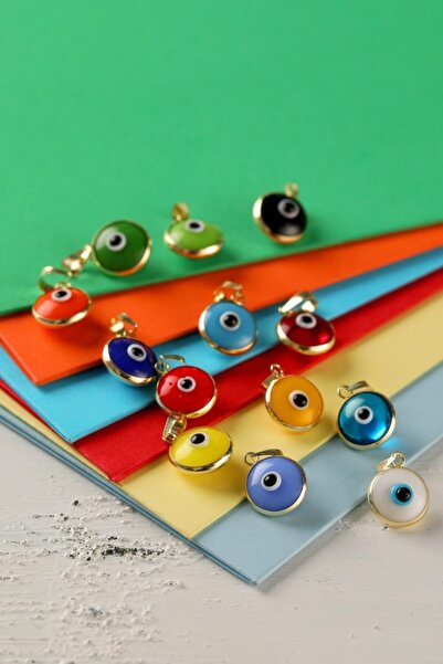 PRENSES PIRLANTA Kadın 14 Ayar Altın Nazar Göz Kolye Ucu