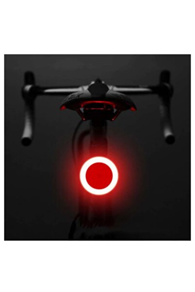 KocatepeBikeShop Bisiklet Güçlü Yuvarlak Arka Işık Usb Şarjlı Su Geçirmez 4 M...