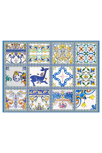 Probest DESIGN Mutfak Ve Banyo Fayans Sticker - 12 Adet