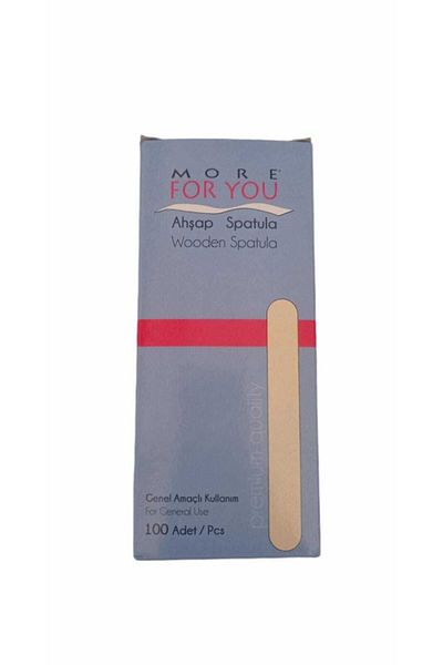 More For You Wooden Spatula 100 Pieces 41521