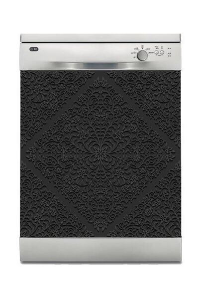 StickerArt Bulaşık Makinesi Sticker Kaplama Beyaz Eşya Kaplama Kaplama Desen 13