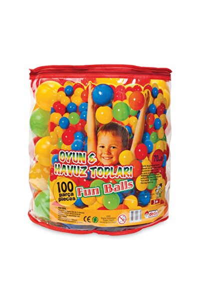 Genel Markalar Oyun Ve Havuz Topu 7 Cm (100 Adet Pvc Torbada)-1733