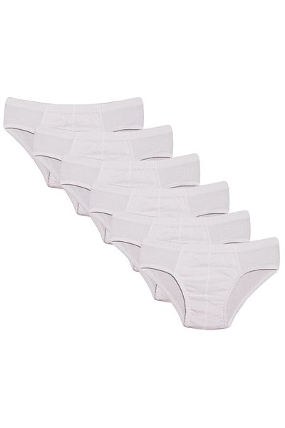 Onurel 6-Piece Boy's White Panties