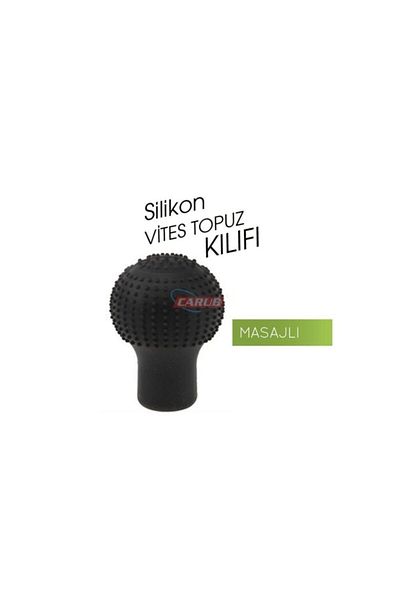 Carub Black Silicone Slot Massage Vitestopuz Case
