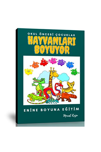 Enine Boyuna Eğitim Transverse Longitudinal Preschool Children Painting Anima...