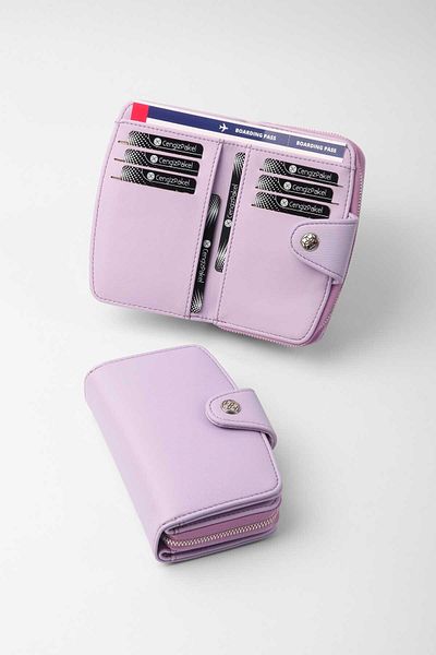 CENGİZ PAKEL Lilac Women's Wallet - Portfolio 65257t