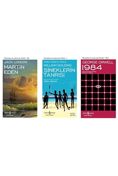 TÜRKİYE İŞ BANKASI KÜLTÜR YAYINLARI En Çok Okunan Dünya Klasikleri 3 Kitap Se...