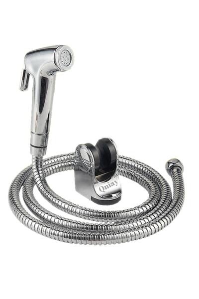 QNİAY مجموعة مسدس بيديت الحنفية الحلزونية مع خرطوم مفصل باس تشيك بيديت