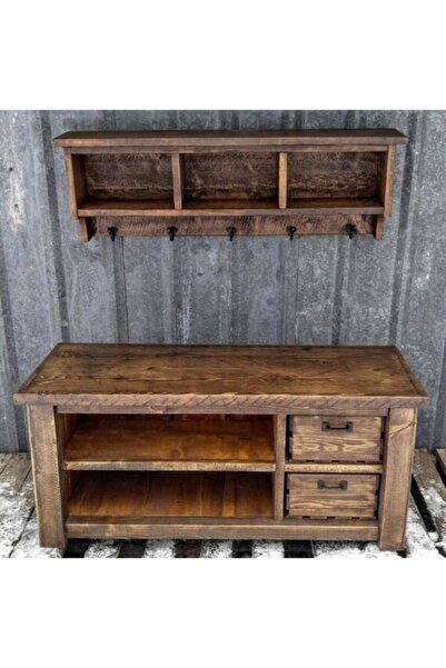 EnsaMobilya Ensamo E-507 Ahşap Konsol Takımı