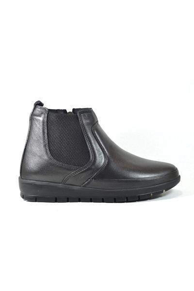 Beety Ey.190 Cizme de damă cu elastic ortopedic din piele naturală