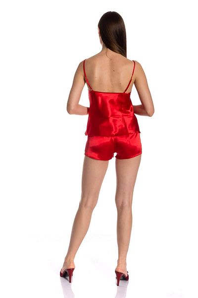 Espuar 153 High Quality Satin Lace Detailed Shorts Set