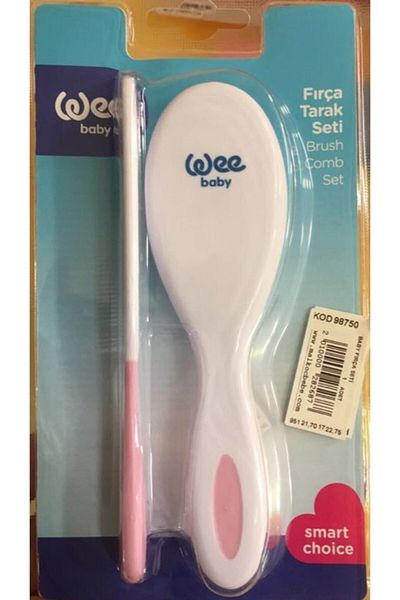 Wee Baby Pink Brush and Comb Set