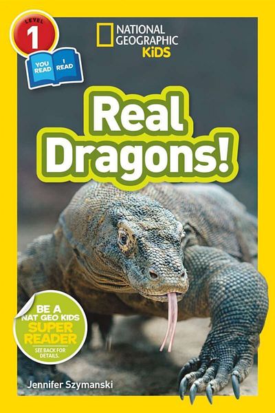 National Geographic Children's Books USA National Geographic Kids Readers: Dragoni adevărați (nivelul 1/co-cititor)