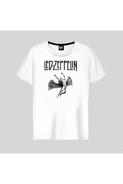 GALASHOP Led Zeppelin Icarus Beyaz Tişört1