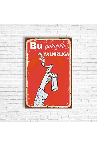 TRENDPOSTER Alkol Rakı Retro Ahşap Poster