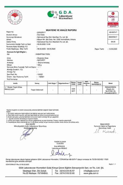 Naturpy Glutensiz Kabartma Tozu 100 G