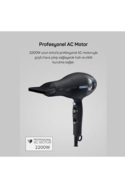 Arzum AR5003 Bellissima Profesyonel İyonlu AC 2200 Watt Saç Kurutma Makinesi