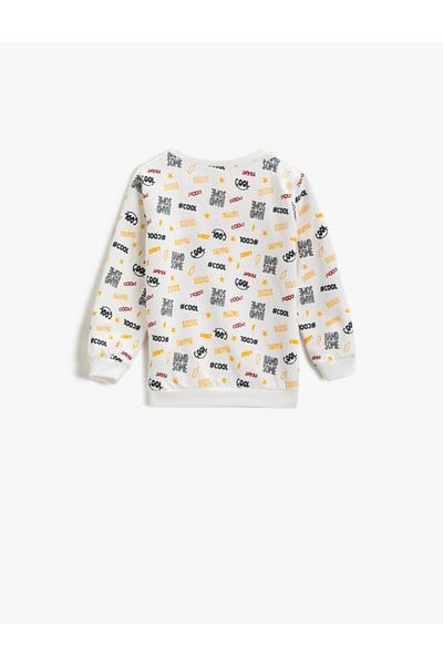 Koton Boy's Ecru Sweatshirts