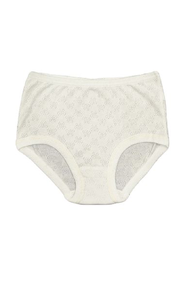 FSM1453 Women's Cotton Transfer Ribana Bato High Waist Elastic Slip Panties - 3009