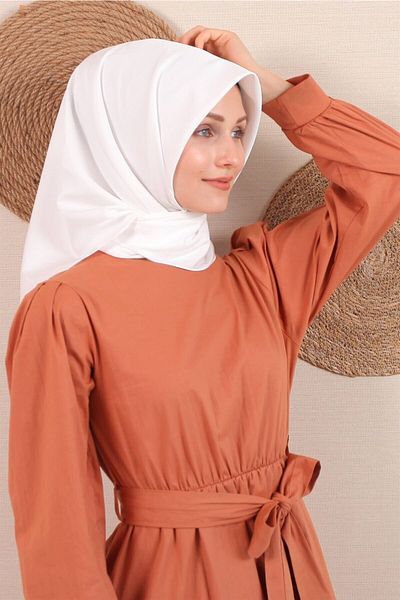 Silk Home Φουλάρι Twill Λευκό 11343-19