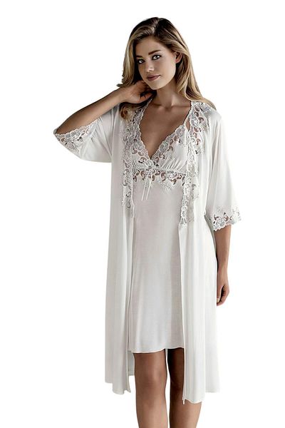 Espuar Women's Combed Cotton Lace Detailed Six Piece Dowry Set