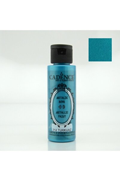 Cadence 214 Turkuaz 70ml Metalik Boya
