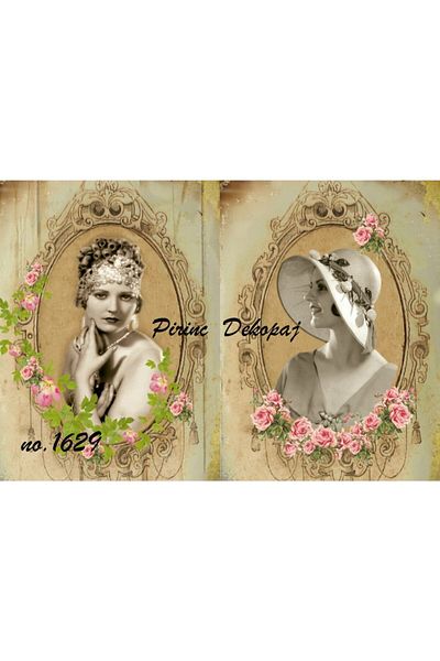 LİNEART Lineart Brass Decopage No:1629