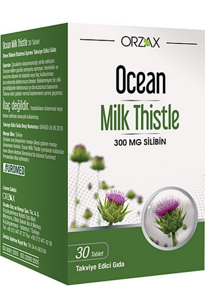 Ocean Ocean Milk Thistle - 300 mg Silibin, 30 Tablets
