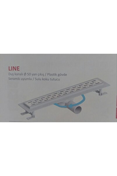 Maxiflow Pera Serisi Duş Kanalı 40 Cm Q 50 Yandan Çıkışlı Seramik Uyumlu
