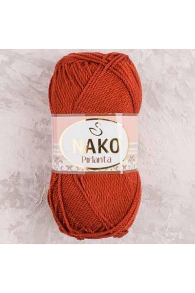 NAKO Σχοινί πλεξίματος με διαμάντια 12446 Σκούρο κανέλα